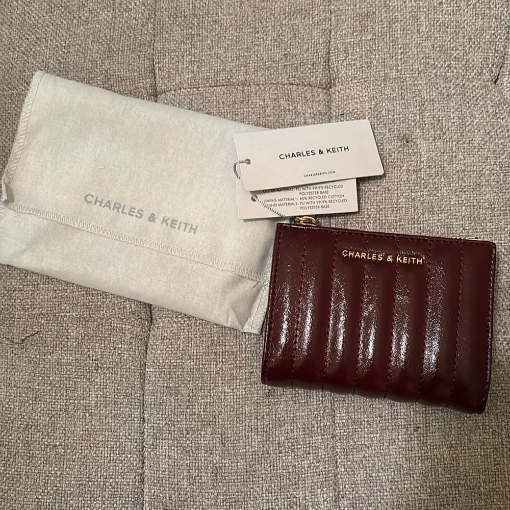 Charles & Keith Top Zip Wallet